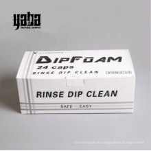 Татуировка Dipfoam Prinse Dip Clean 24pcs Dip Cup для игольчатого картриджа